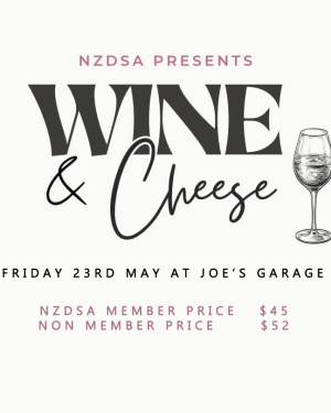 Wine and Cheese 2025 - NZDSA Member Ticket